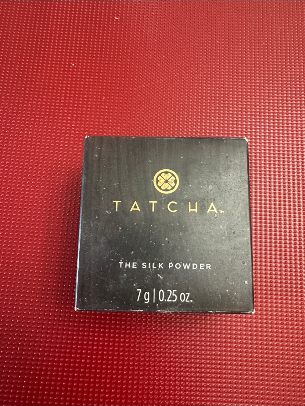 Tatcha Silk Powder Compact - Black & Gold Accents
